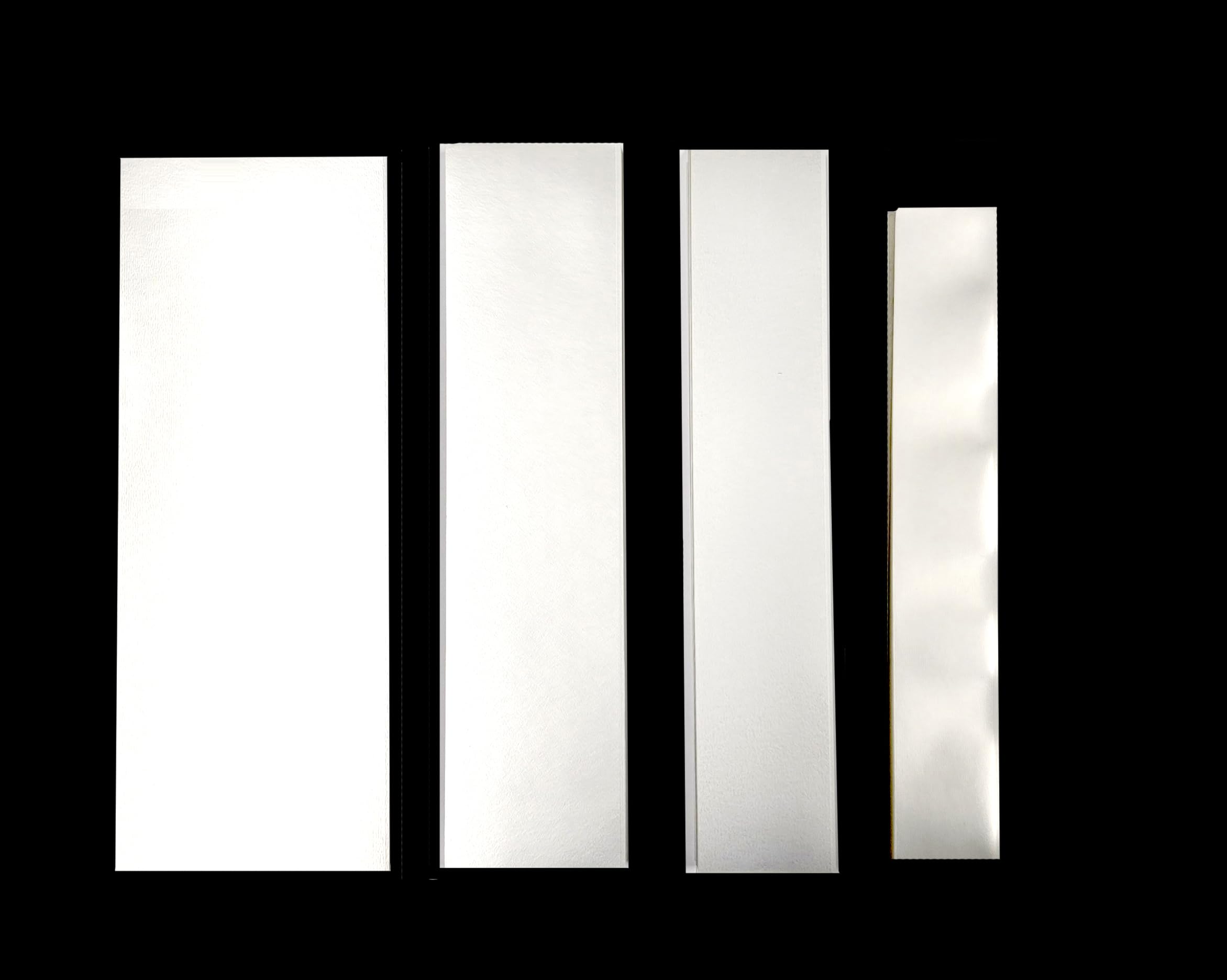 Tiras filoestuches protectores transparentes sellos 34-90mm lote 170 uds 3