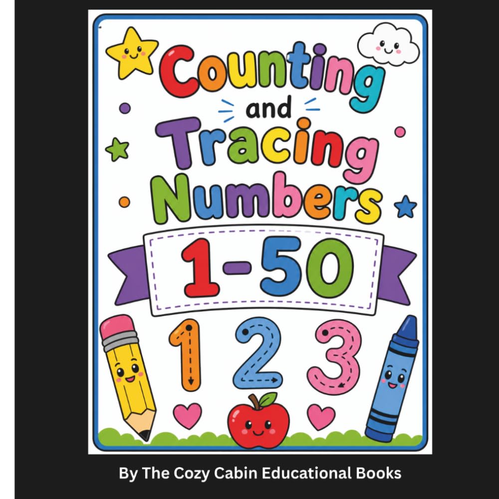 Counting and Tracing Numbers 1-50: A Fun Way to Learn Numbers 1–50
