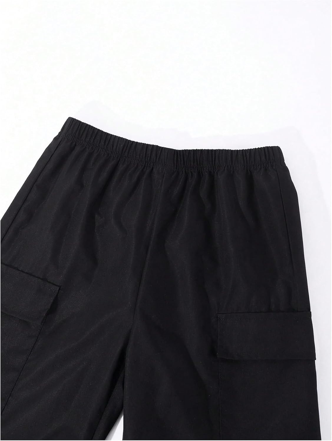 Girl's 3 Piece Outfits Camisole Tops and Cargo Pants with Gradient Cropped Tshirts Fall Clothing Set - Image 4