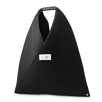 バッグ MM6*Maison Margiela*MEDIUM JAPANESE Black Leather Medium Japanese Bag | MM6