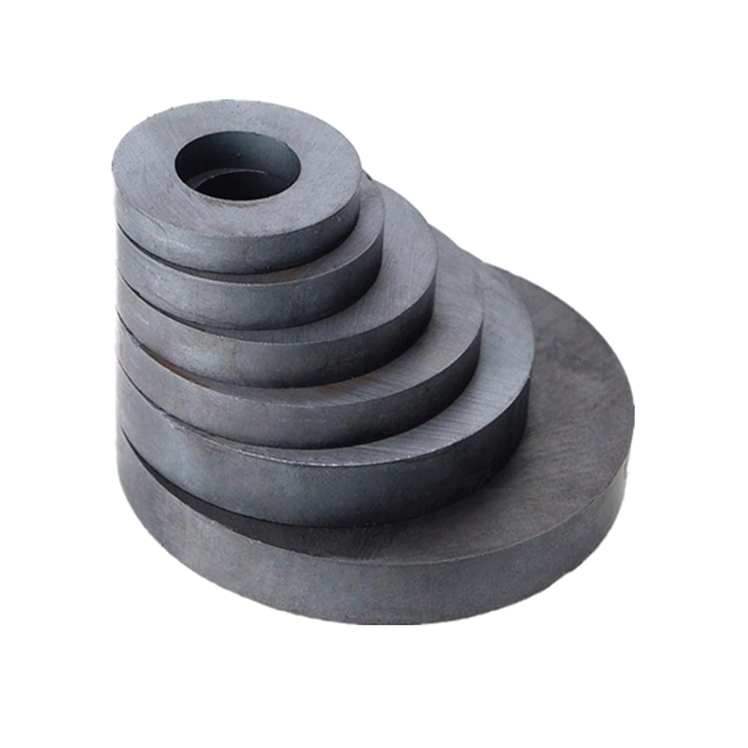 1-10pcs/lot Ring Ferrite 45 * 8 mm Hole 22mm Permanent 45mm x 8mm Black Round Ceramic 45X8 45-22 * 8 Magnet(10pcs)