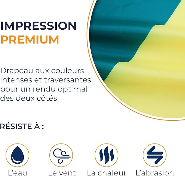 AZ FLAG - Drapeau République du Congo - 90x60 cm - Drapeau Congolais 100% Polyester Avec Oeillets Métalliques Intégrés - Pavillon 50 g - 3