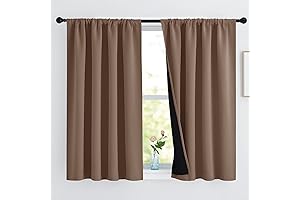 NICETOWN Full Blackout Curtain Panels for Blocking Cold Air out of Windows