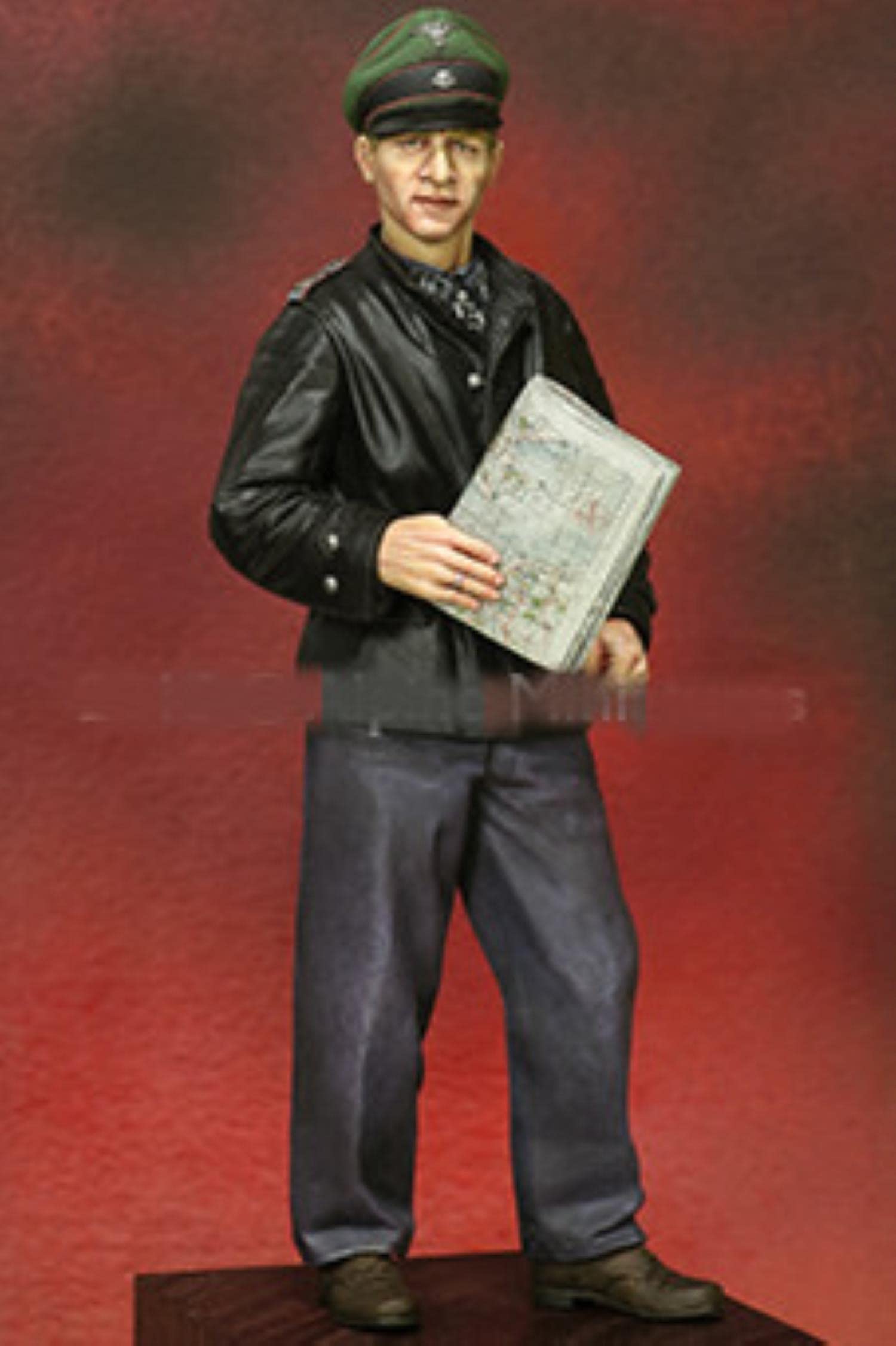 1/16 Figura in Resina Kit Modello GK Seconda Guerra Mondiale Ufficiale Tedesco Kit smontato e Non Verniciato S58