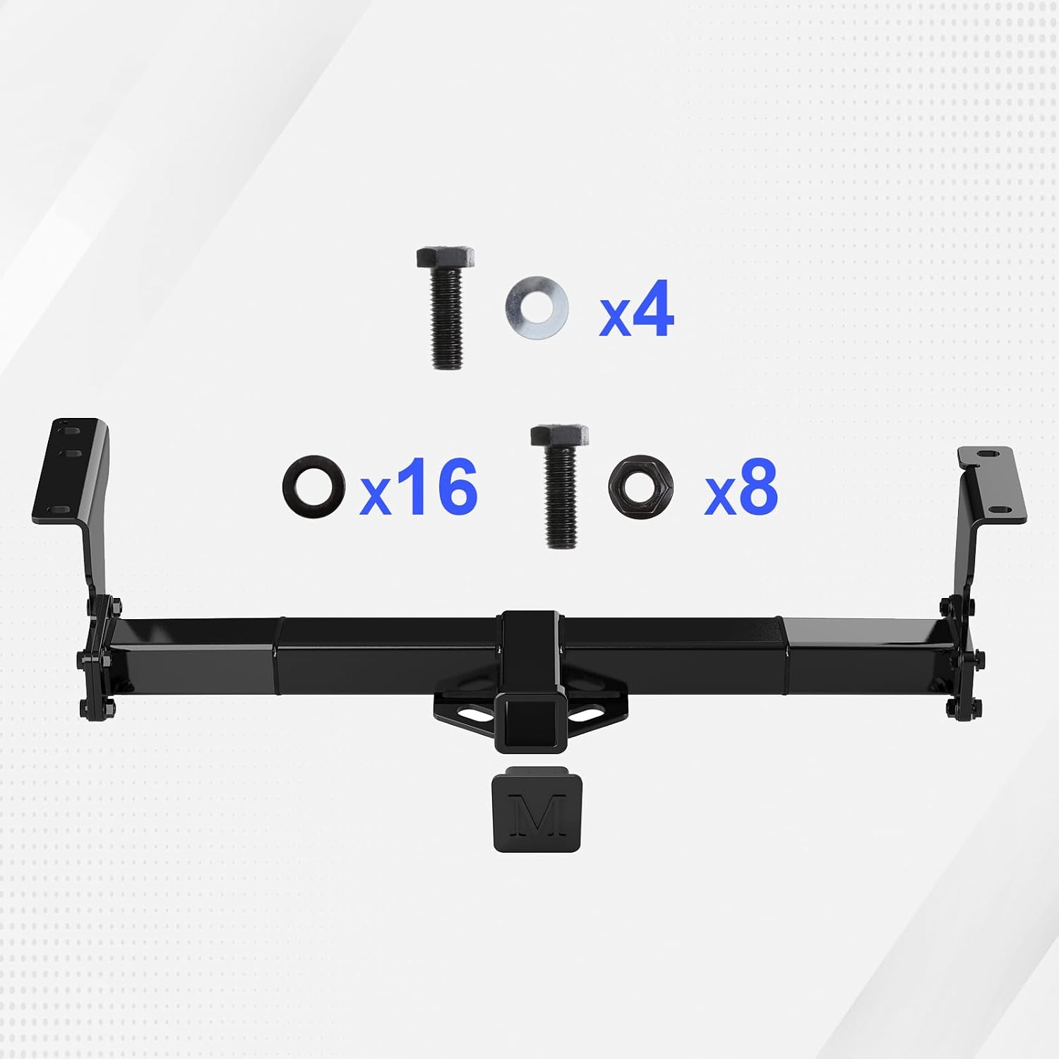 APS Assembly Class 3 Trailer Hitch 2 Inches Receiver Tube Towing Hitch Compatible with Nissan Murano All 2009-2014