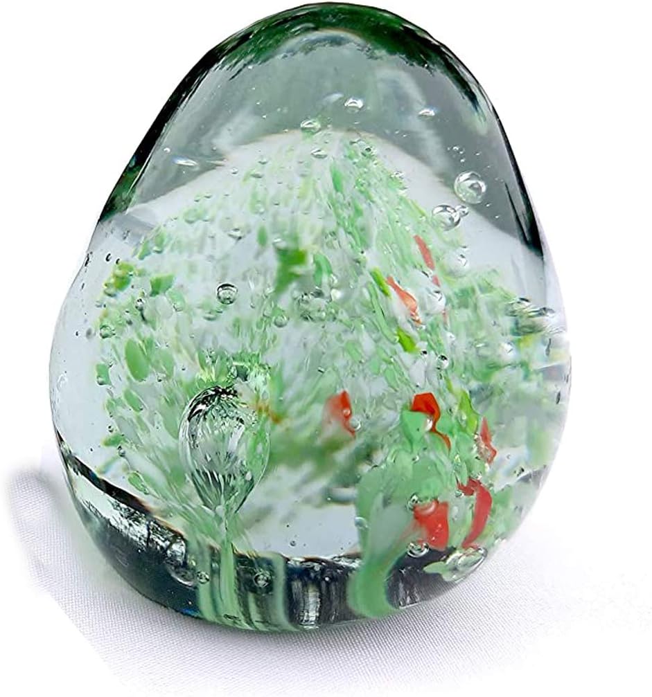 Panku Latto Design Premium Glass Paper Weight Assorted Design (Pack of 1)