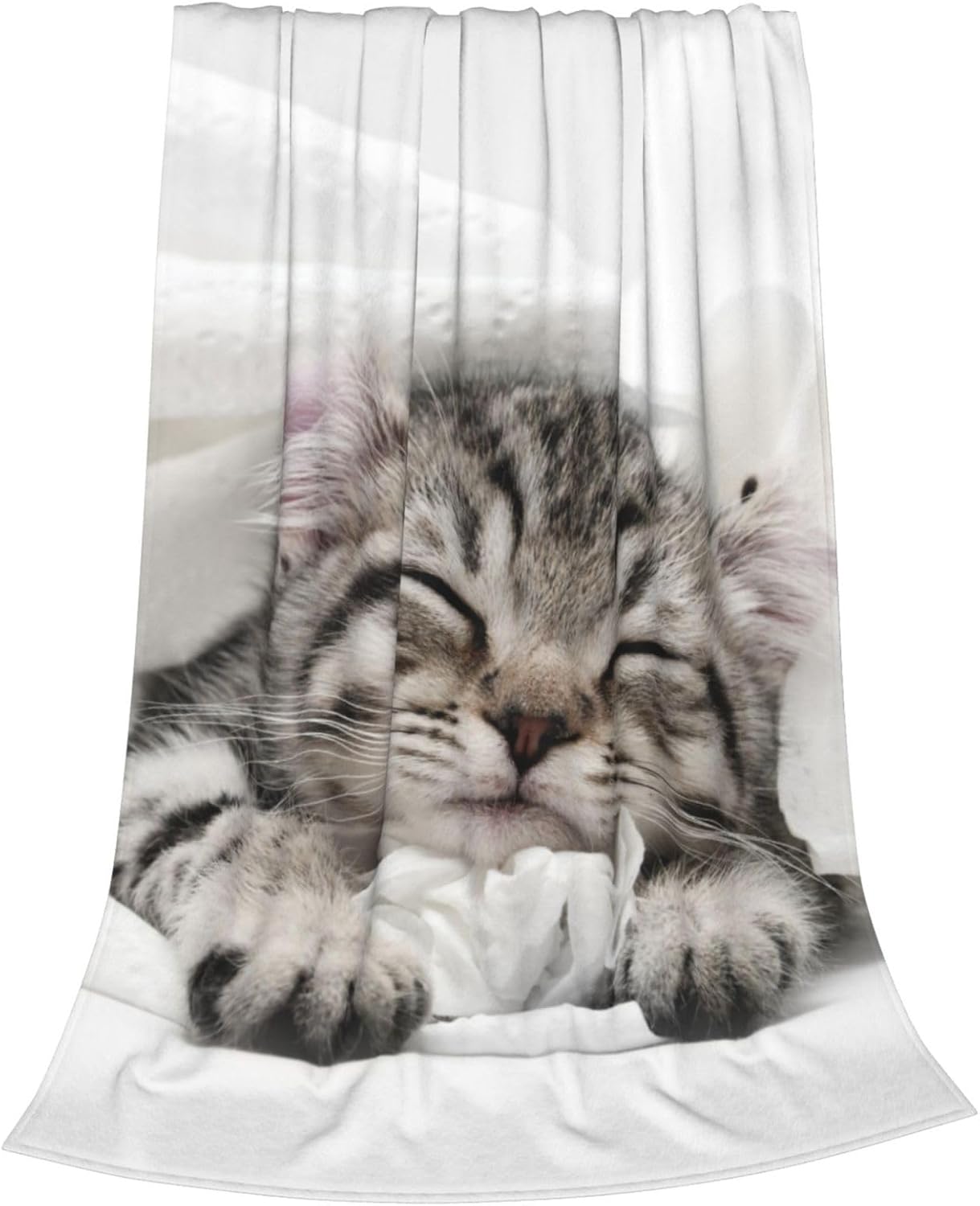 ブランケット 猫柄 かわいいシングル フランネル暖かい ふわふわ冷房対策おしゃれ 北欧 軽量 洗える 大人と子供 四季適用 150&times;