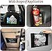 2 Pcs Back Seat Car Organizer Net for SUV, RV Inside Storage Organization Universal Cargo Mesh Bags, Adhesive Elastic Net Holder Accessories Pouch for Trunk, Camper, Car Ceiling, Front Seat, Boat