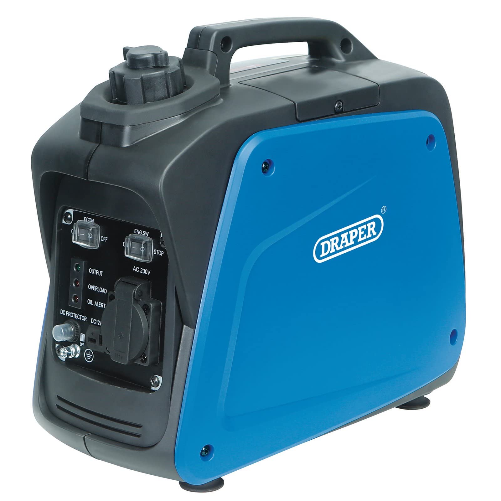 Draper Blue And Black 95176 Petrol Inverter Generator, 700W