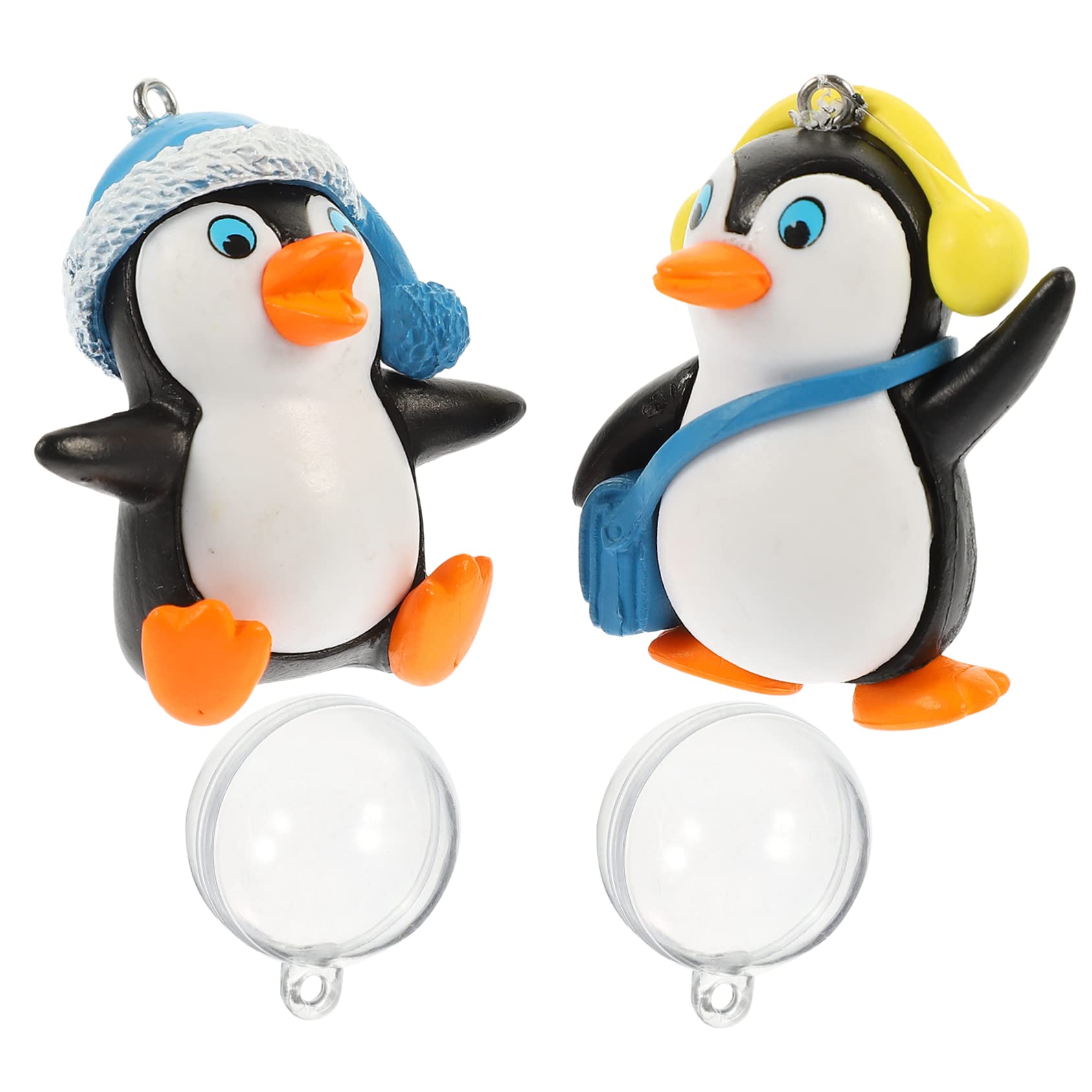 BESPORTBLE 20 STK Pinguin-Dekoration schwimmende Pinguinverzierung schwimmender Pinguin Weihnachtsdekorationen Skizubehör Schwimmende Aquariendekorationen verschleißfeste Aquarienverzierung