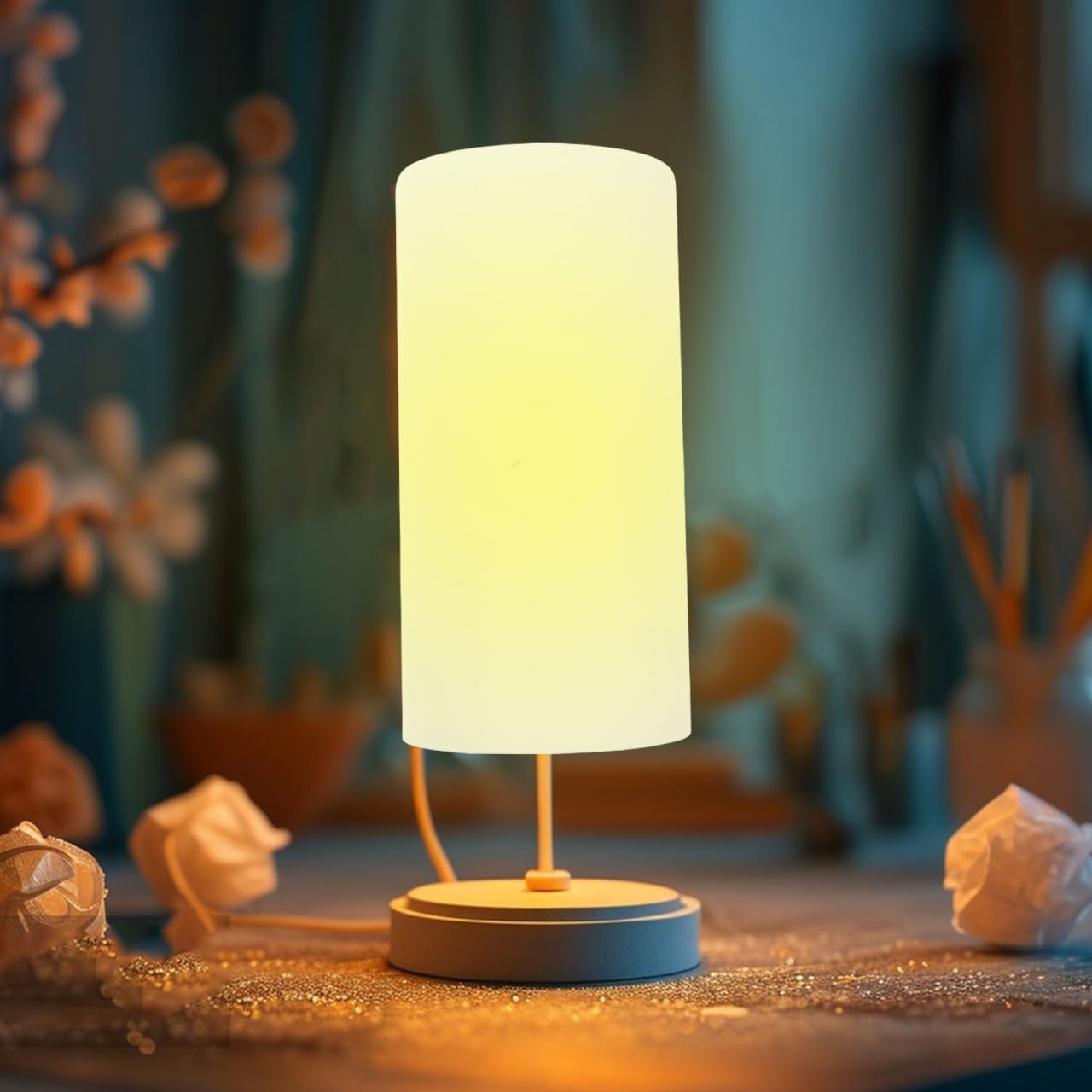 NUOBESTY Replacement Glass Lamp Shade Milk Cylindrical Light Shade for Pendant and Desk Lamps Height Sturdy Easy to Install Fit - Image 4