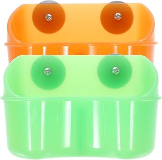 2pcs Parrot Food Organizer Hanging Feeder for Cage Birds