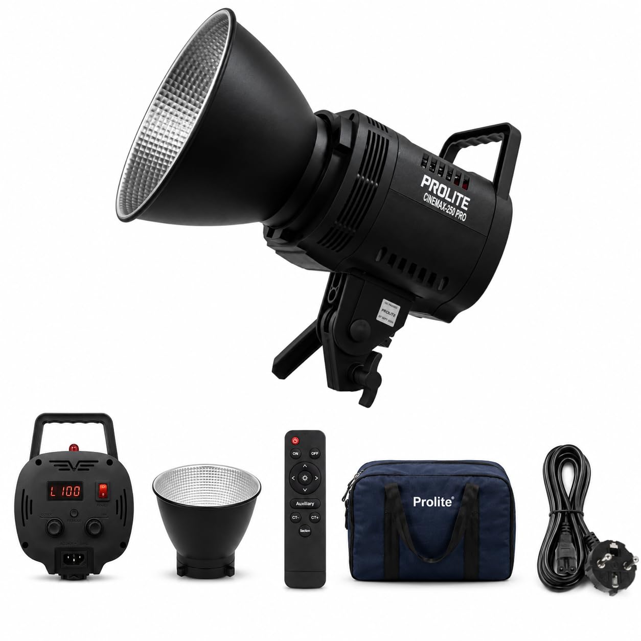 Prolite Cinemax 250 Pro LED Studio Light - Powerful Video Lighting -1 Prolite Cinemax 250 Pro LED Studio Light - Powerful Video Lighting -1