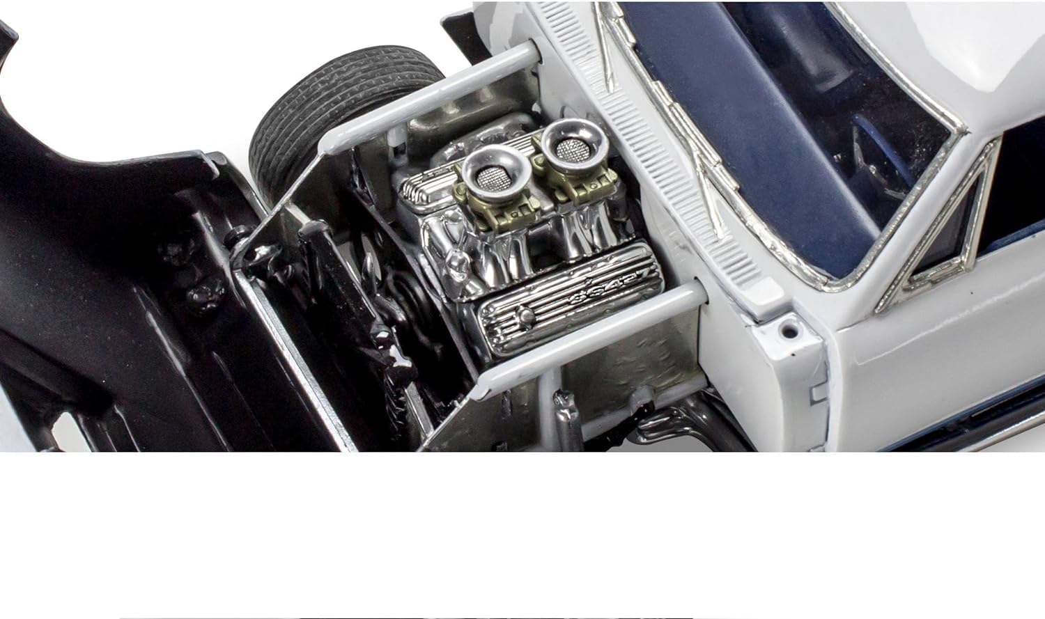 Revell 85-4520 1966 Chevy Malibu SS 2N1 Model Car Kit 1:24 Scale 92-Piece Skill Level 4 Plastic Model Building Kit - Image 6