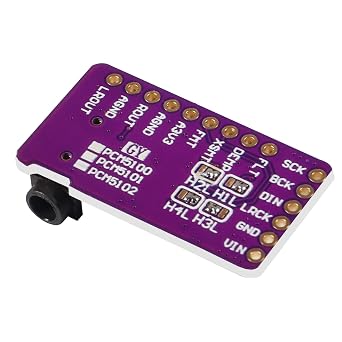 Interface I2S PCM5102A DAC Decoder GY-PCM5102 I2S Player Module pHAT Format Board Digital PCM5102 Audio Board for Raspberry Pi