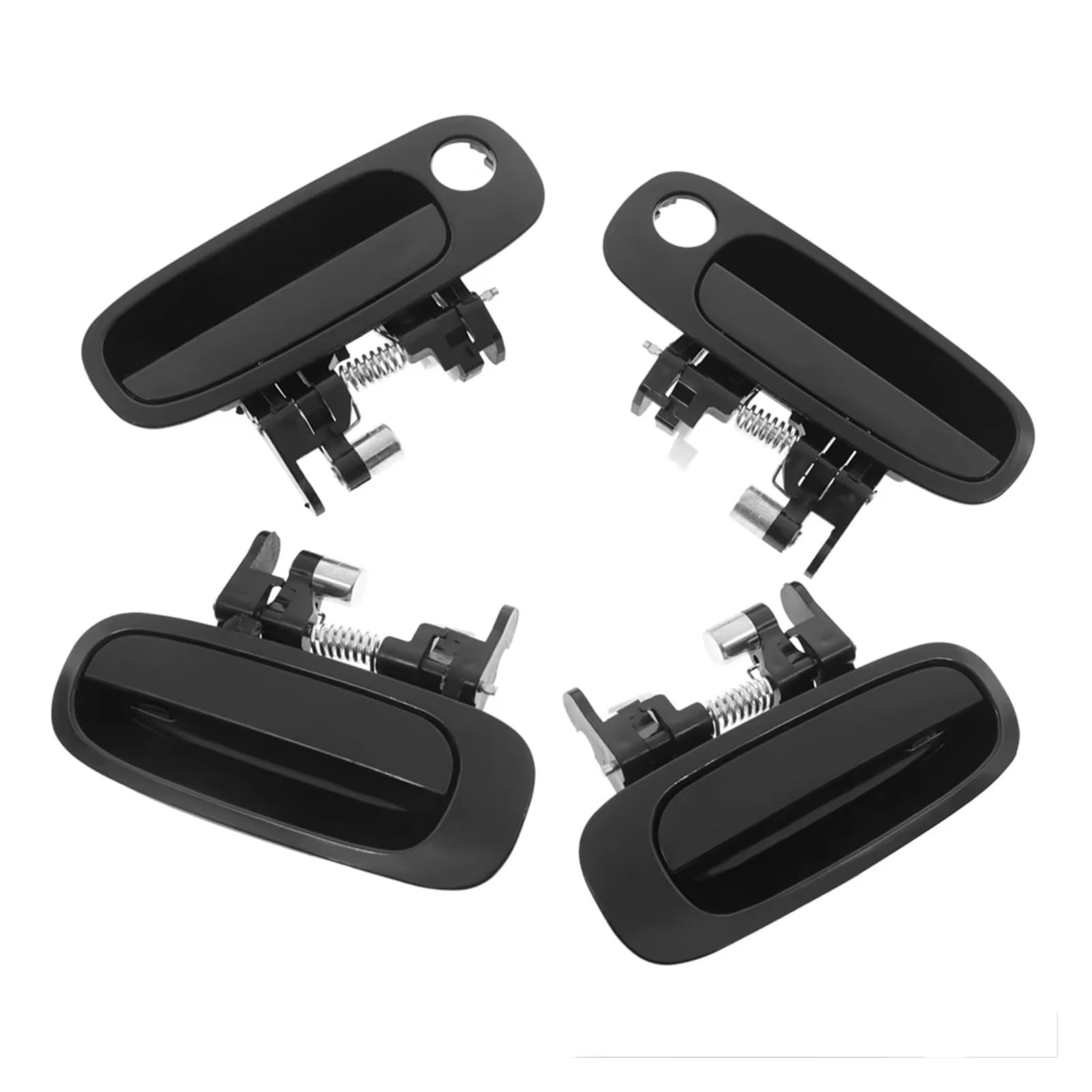 Juego De 4 Manijas Exteriores De Puerta Para Toyota Corolla 1998-2002 – Color Negro, Autodayplus, Incluye Izquierda Y Derecha