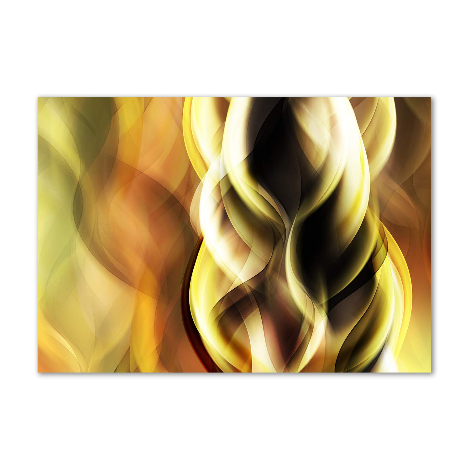 Tableau plexiglas Oro sublime votre salon avec une déco murale moderne couleur or