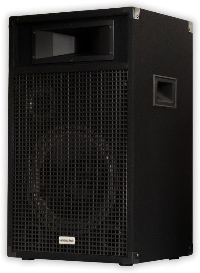 BR12 Professional DJ 12" 1000 Watt PA Monitor Speaker,Black