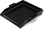 Onlyfire Grill en fonte émaillée universelle avec rallonge réglable, non-stickers BBQ Gridle plat avec poignées pour la cuisine extérieure, 16.6" x 14.3"
