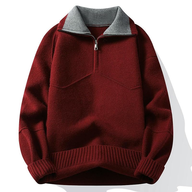 Pull homme demi-fermeture éclair parfait pour vos sorties décontractées