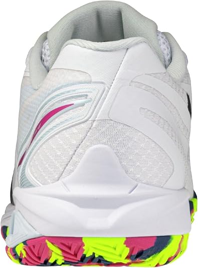 Mizuno Unisex Adults' Wave Claw 4 Badminton Shoes, White x Ice