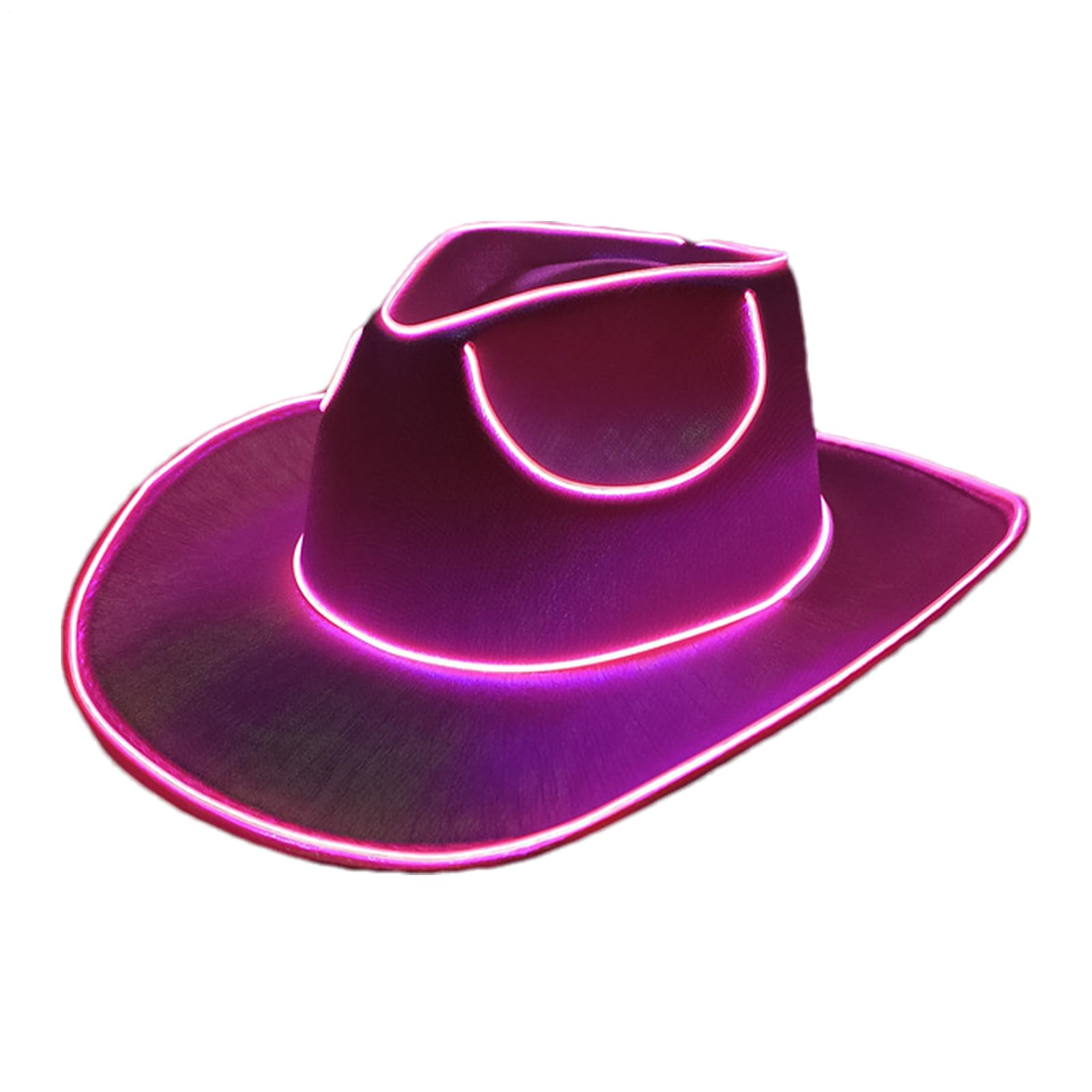 Shine in the Dark Cowboy Hat Phosphorescent, LED, Dress Up