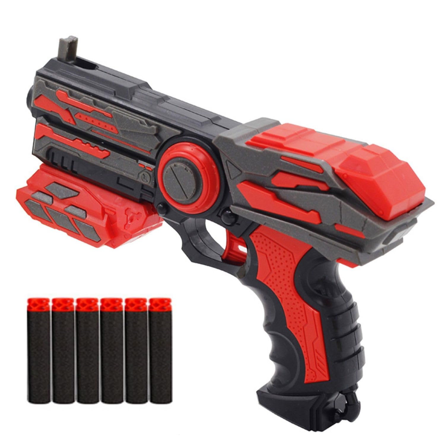 See full amazon price history chart for FunBlast Gun Toy – High Speed Manual Soft Bullet Gun with 6 Foam Bullets – Long Range Shooting Darts Gun Toy for Kids, Boys, Children, Toy Gun Pistol for Kids – Multicolor FunBlast Gun Toy – High Speed Manual Soft Bullet Gun with 6 Foam Bullets – Long Range Shooting Darts Gun Toy for Kids, Boys, Children, Toy Gun Pistol for Kids – Multicolor (B0D6BWV4HX) Amazon Price History, Amazon Price Tracker