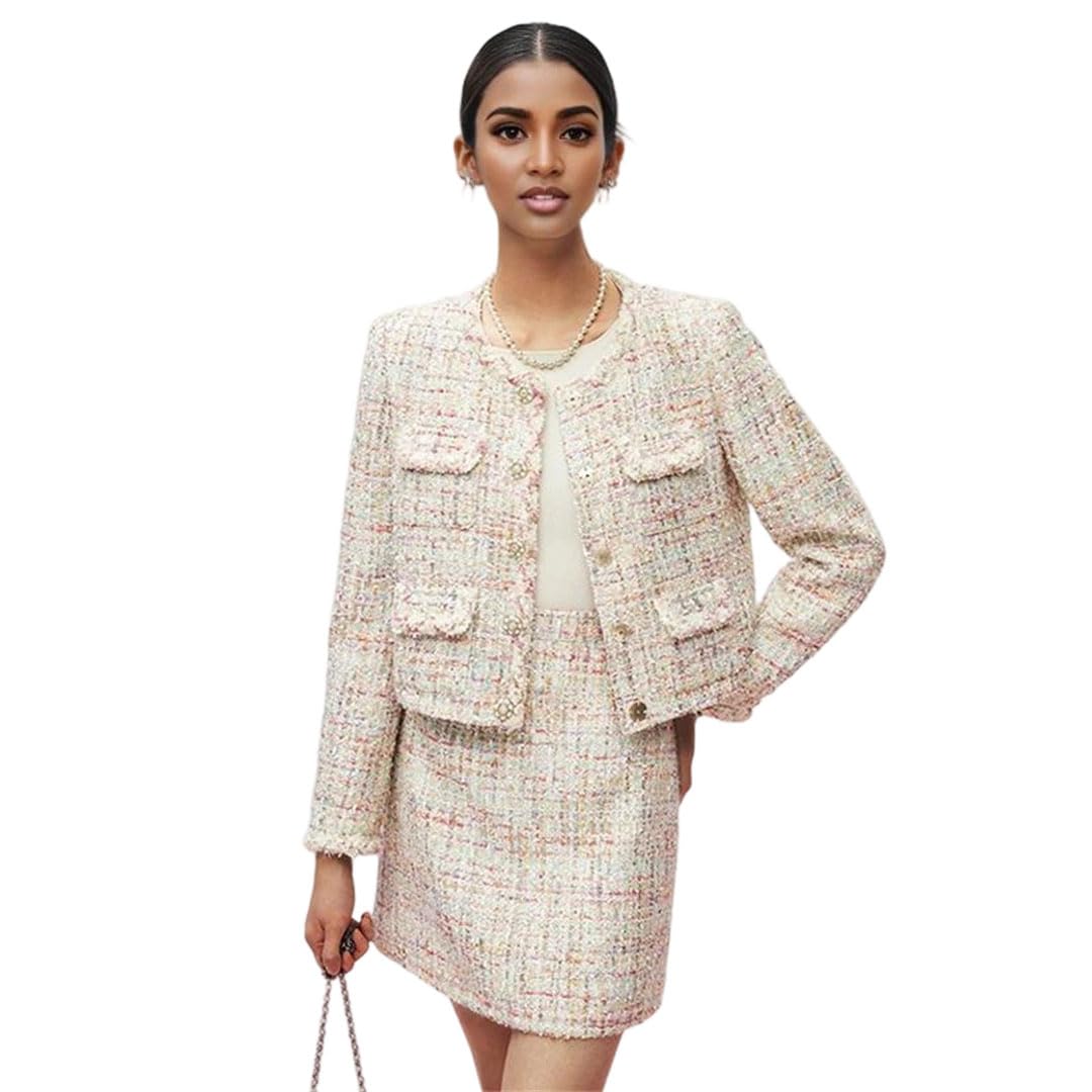 Womens Spring Autumn Skirt Set Professional Business Skirt 2-Piece Suit