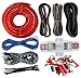 SoundBox Connected 4 Gauge Amp Kit Amplifier Install Wiring Complete 4 Ga Installation Cables 2200W