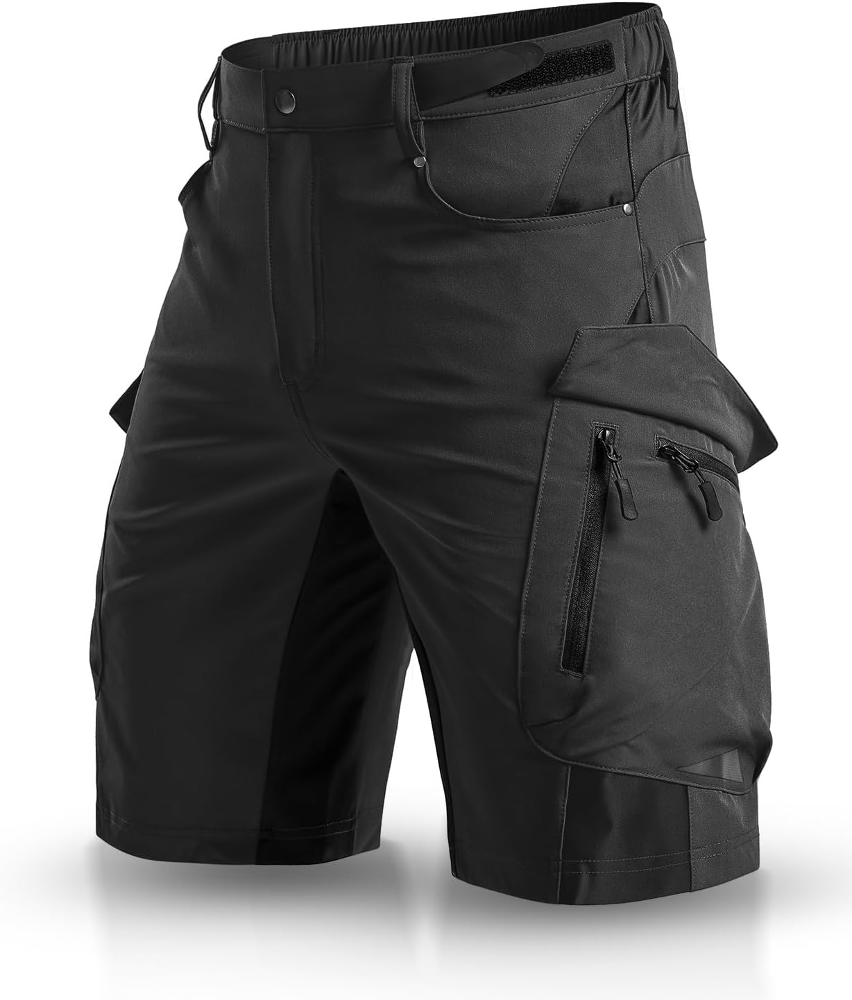 Men's Outdoor Quick Dry Lightweight Stretchy Shorts for Hiking, Tactical, Camping, Travel with 6 Pockets