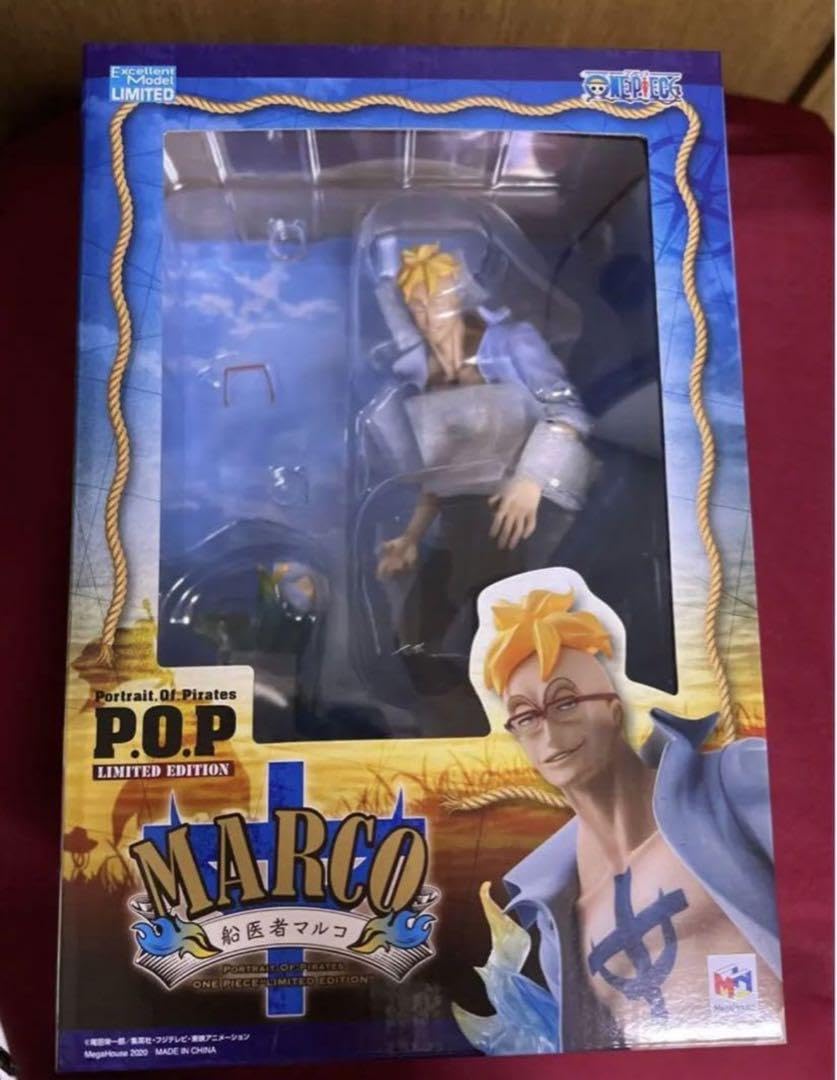 輸送箱未開封 伝票貼り付け無し】POP 船医者マルコ フィギュア