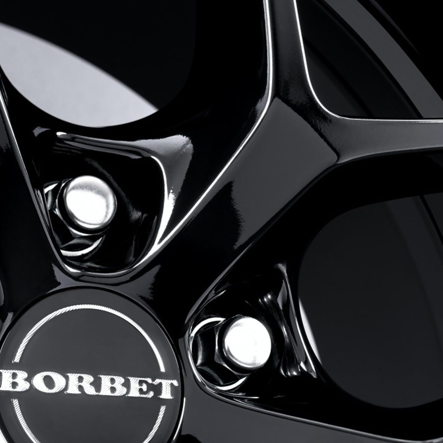 4x Llantas Borbet Y 7x17 ET40 5x114,3 black glossy