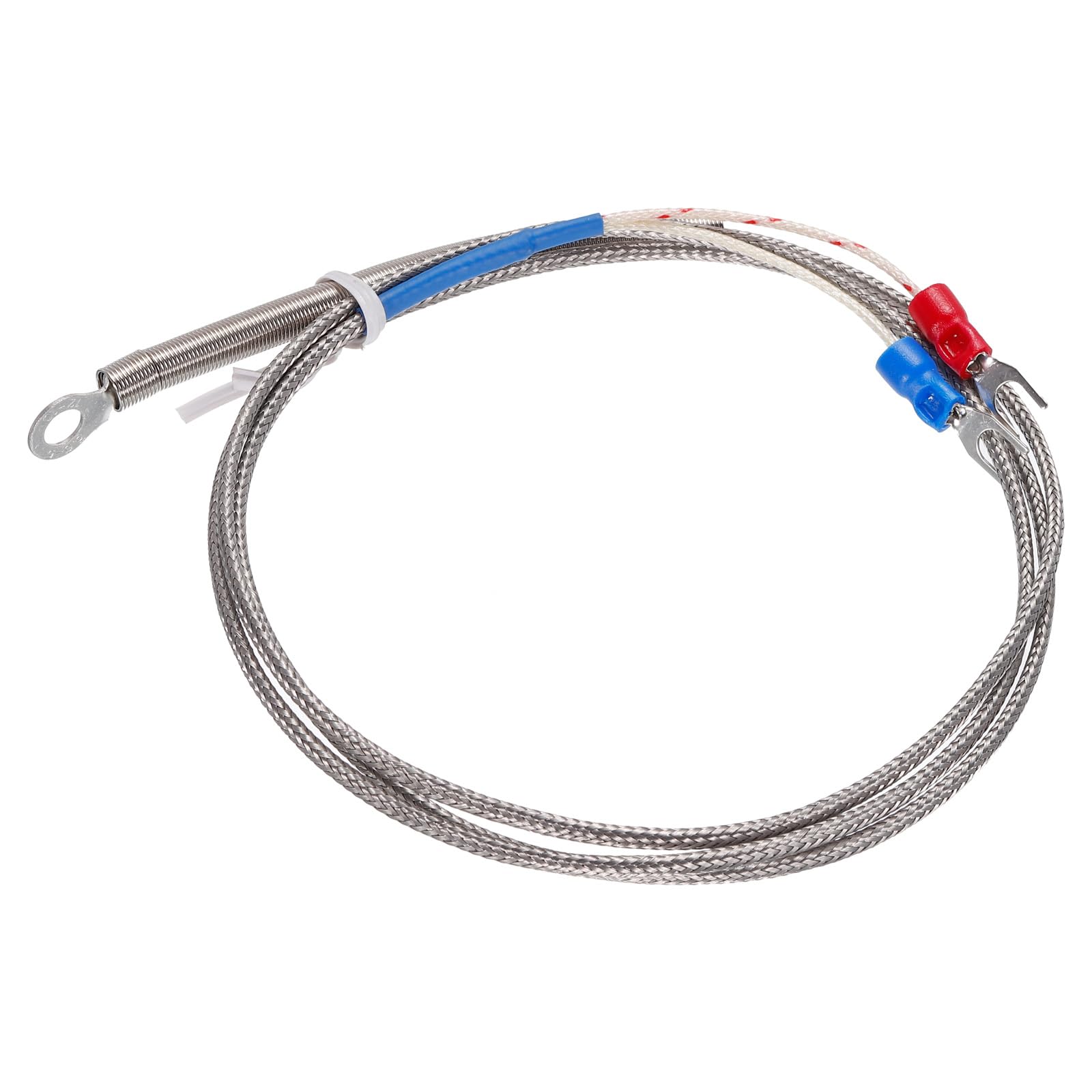 Sonda De Sensor De Temperatura Termopar Tipo K/E/PT100, Arandela De Orificio De 5mm Cable De 1 10m Para Sensor De Temperatura Industrial 0 800 C