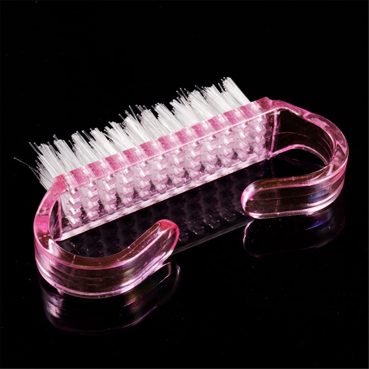4 Pièces Brosse Ongles à Manche Brosse de Nettoyage pour Récurer Les Ongle Brosses à Ongles, Brosse de nettoyage des ongles en plastiqu