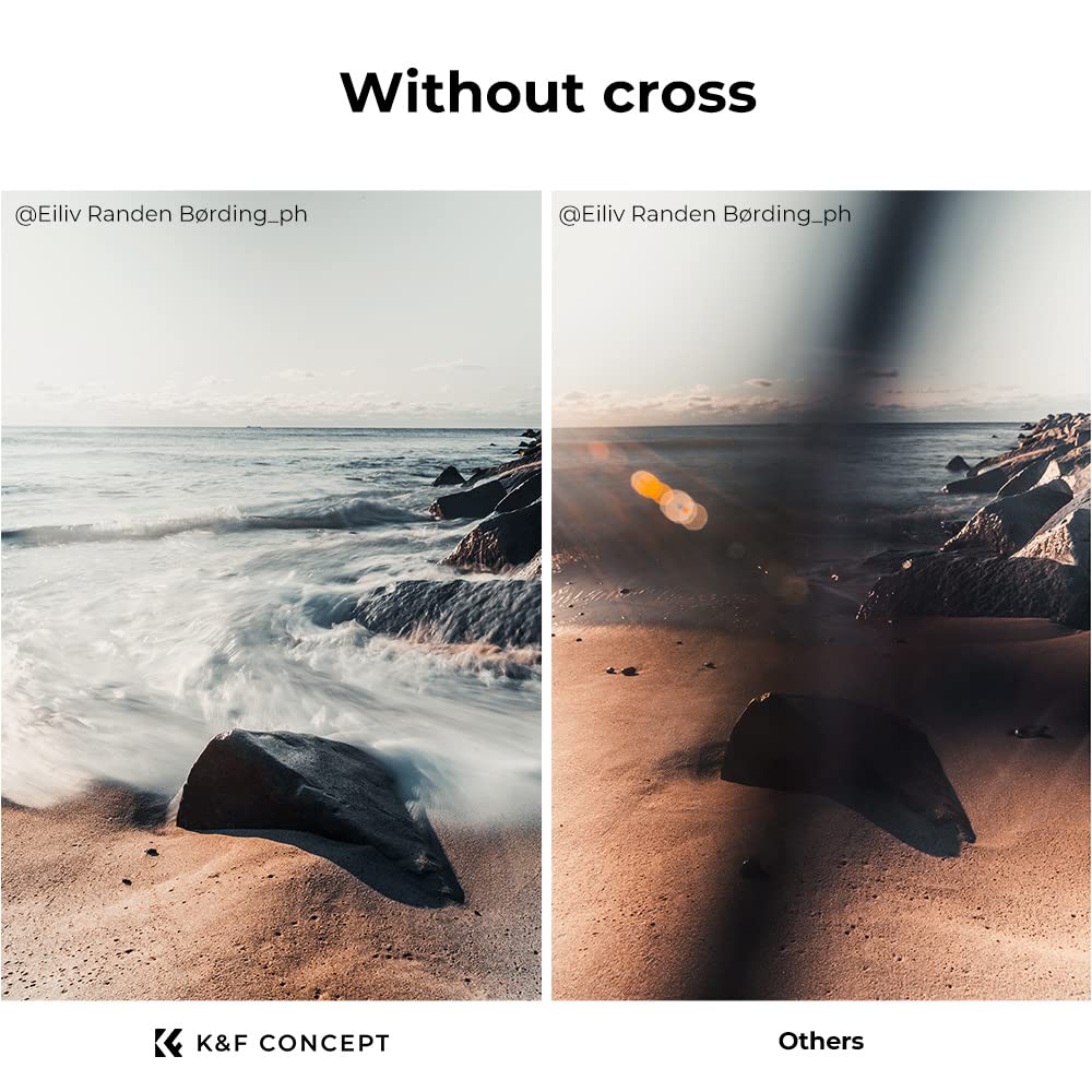 K&F CONCEPT Nano-X Variabler Graufilter 72MM Variable ND Filter ND32-512(5-9 Blendenstufen)
