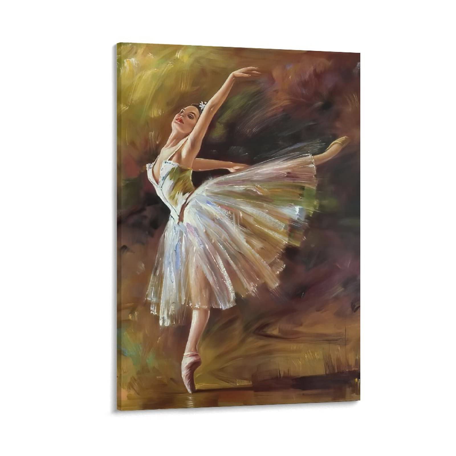 HUIHUO Edgar Degas Ballet Dancer Poster Picture Print Wall Art Poster Painting Canvas Posters Artworks Gift Idea Room Aesthetic 20x30inch(50x75cm)