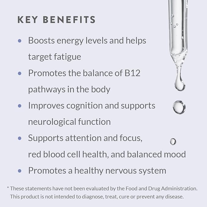 Holistic Health Methyl B12 MegaDrops 28ml Suplemento Alimenticio miniatura 6
