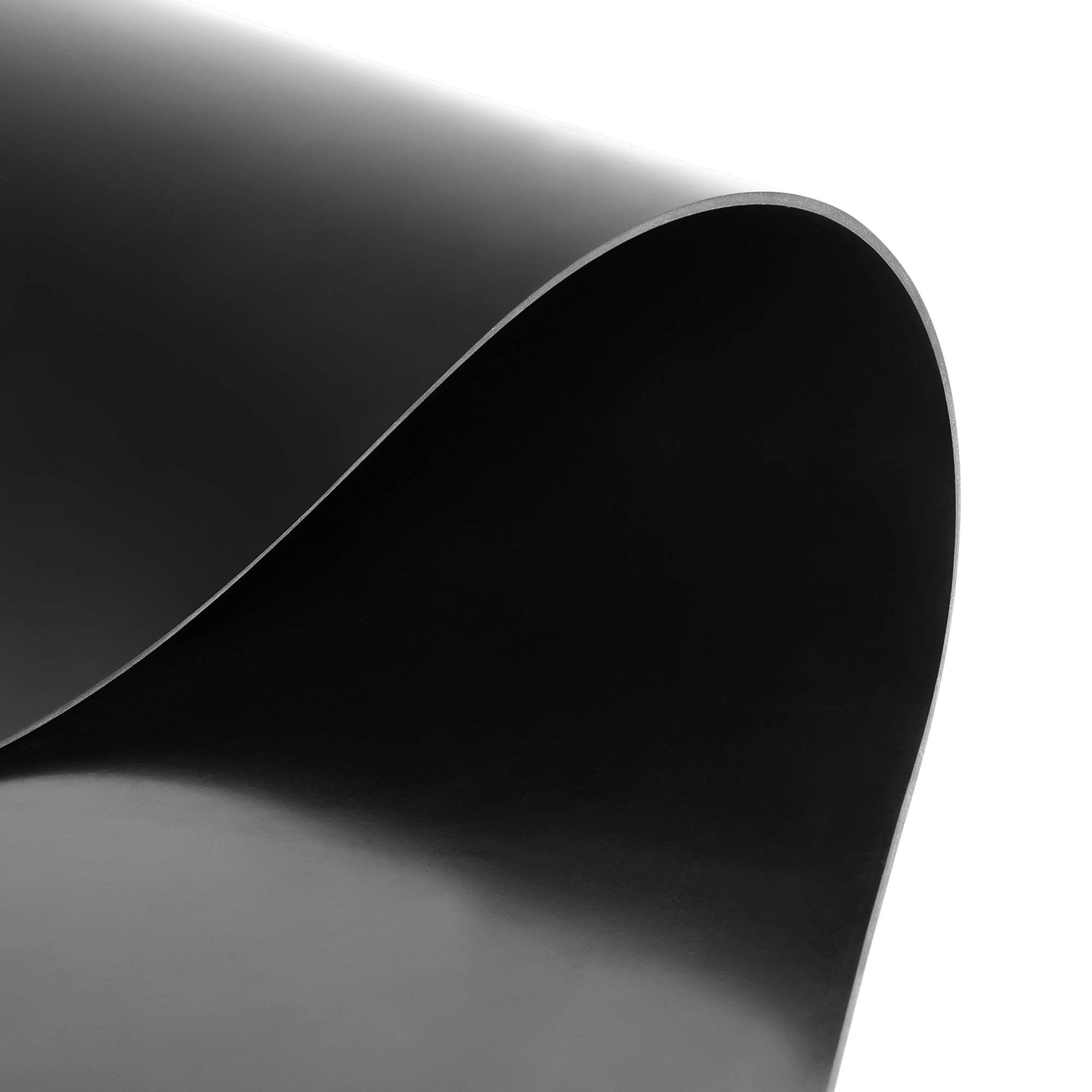 4m² Gummiplatte aus EPDM/SBR - 4 mm Stärke - 1,20 m x 3,33 m - Schwarzes SBR-Gummi - Glatte Vollgummi Matte - isolierend und dämpfend - ozon- und witterungsbeständig
