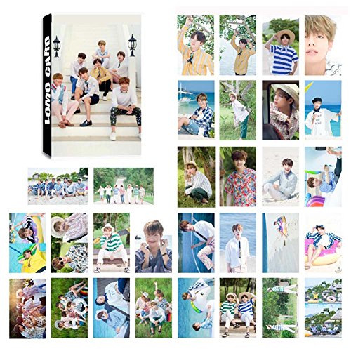 Grapes Garden Kpop BTS Bangtan Boys [Love Yourself ? 'HER' ] Photo Carte Postale Lomo Cartes Set Cadeau pour A.R.M.Y(H15)