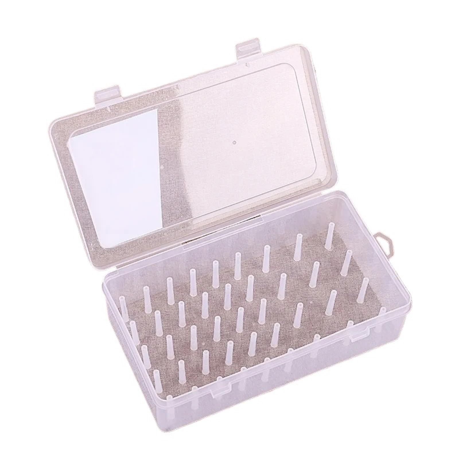 42 Grid Sewing Thread Storage Box Organizing Case Organizer Plastic Transparent Spools Bobbin Holder Container Spool for Home