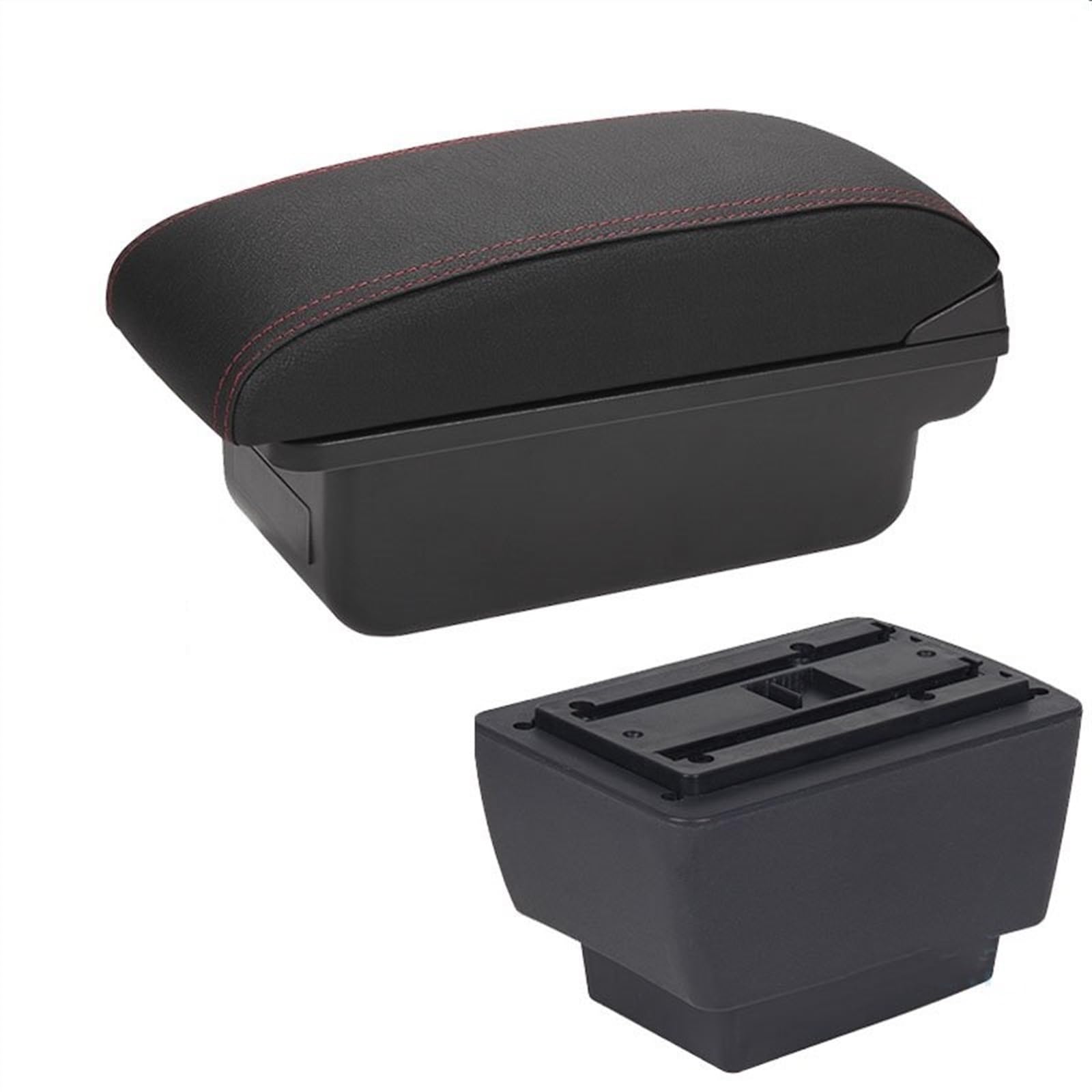 Hjkdsz Type G For Skoda For Fabia Iii For Combi 2015-2020 Armrest Center Console Organizer Box Double Layer Storage Accessories(Type G)