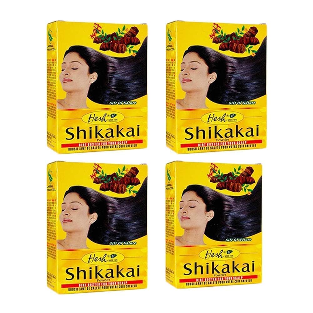 Hesh PharmaShikakai Powder 3.5oz (100g) - (Pack of 4)