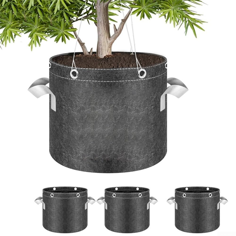 Sacchi Coltivazione 5 Anelli Metallo Manici Sacchi Coltivazione(15Gal)
