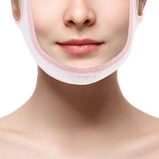 Anti Snoring Chin Strap Breathable Capa Chin Strap Stop Noise Breathing Aid Snoreless Sleeping Solution for Men Women Snoring White