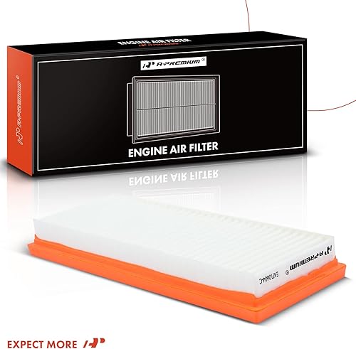 Miniatura 8 de A-Premium Filtro de aire de motor compatible con Smart Fortwo 2008-2015, L3 1.3L, panel flexible, repuesto # A0010940301