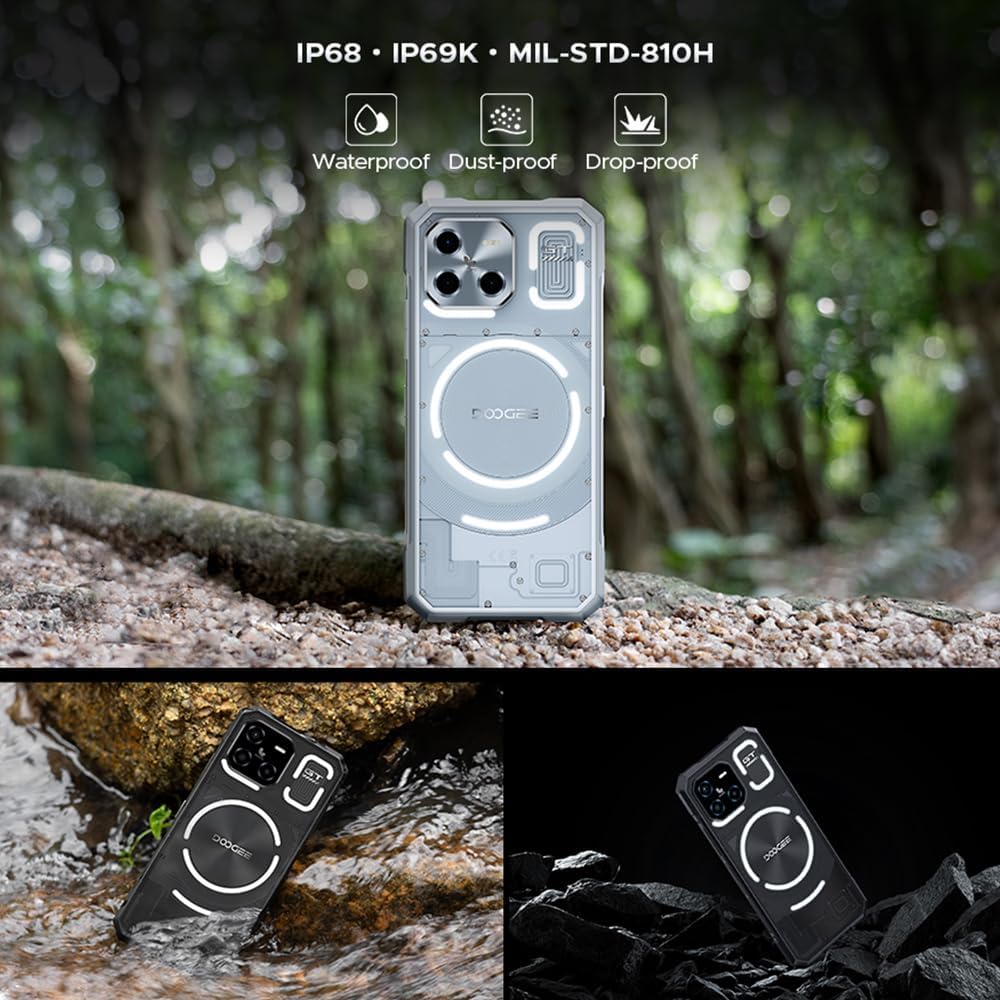 DOOGEE Blade GT IP68 IP69K MIL-STD-810H ratings for waterproof, dust-proof, and drop-proof