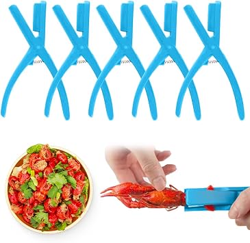 Crawfish Sheller Tool, 2025 New Crayfish Tail Peeling Device, Durable Lobster Peeling Tool, Lightweight Seafood Peeler for Home Kitchen, Shrimp Sheller for Seafood Lovers 5, Blue