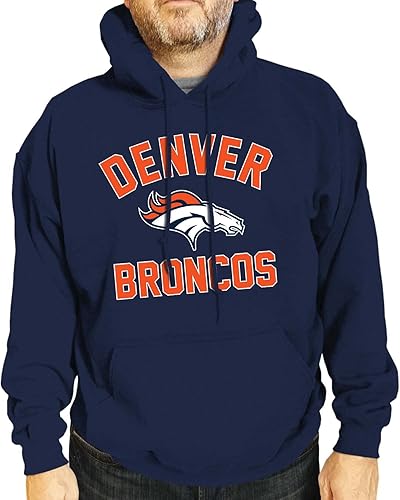 Miniatura 313 de Team Fan Apparel - Sudadera con capucha para adultos de NFL Gameday, mezcla de algodón y vellón de poliéster, abrígate y representa a tu