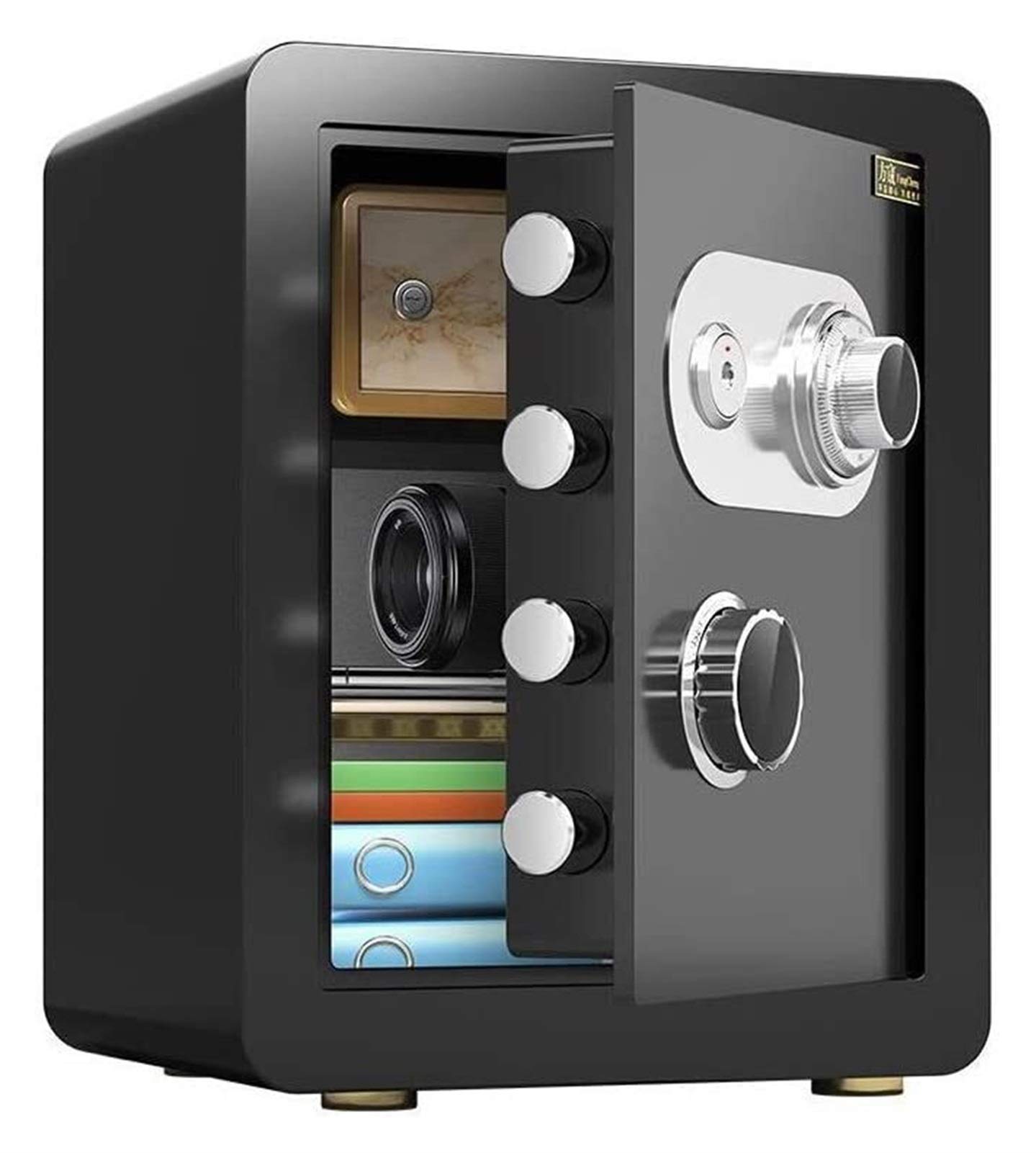 RLKHXBS Safe,Home Safe, Safes and Lock es, Money Furniture Safe Large Fireproof Steel Safes for Home, Hotel and Office Security Cabinet, Mechanical Password, 45 cm High