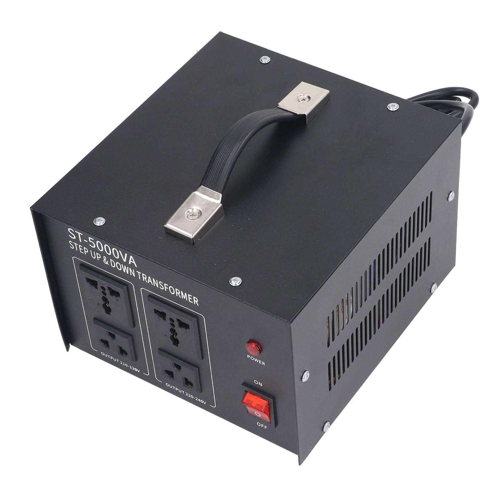 Generic Transformateur de Tension Puissant Convertisseur Step Up 5000W Réglable pour l'alimentation électrique dans les Laboratoires et les Industries Scientifiques (Prise UE)